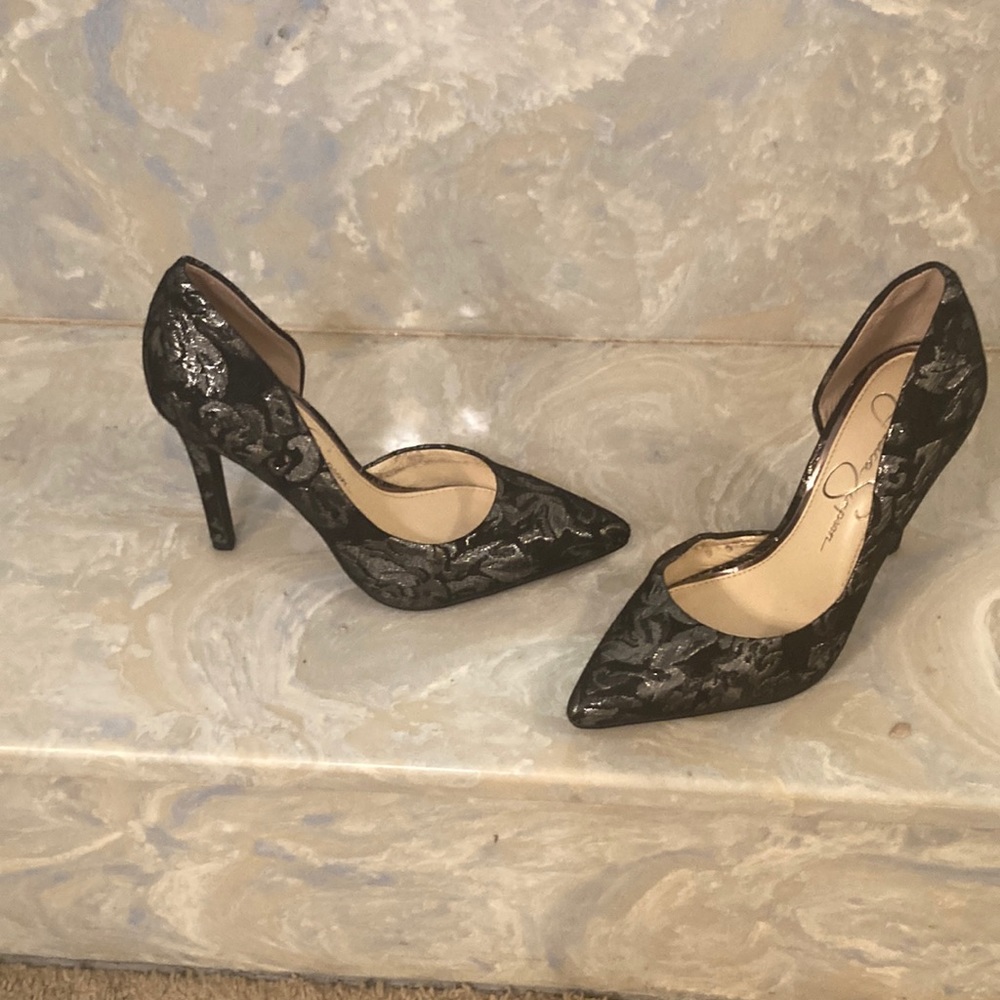 Gently used Jessica Simpson D’Orsay Heels - Picture 1 of 6